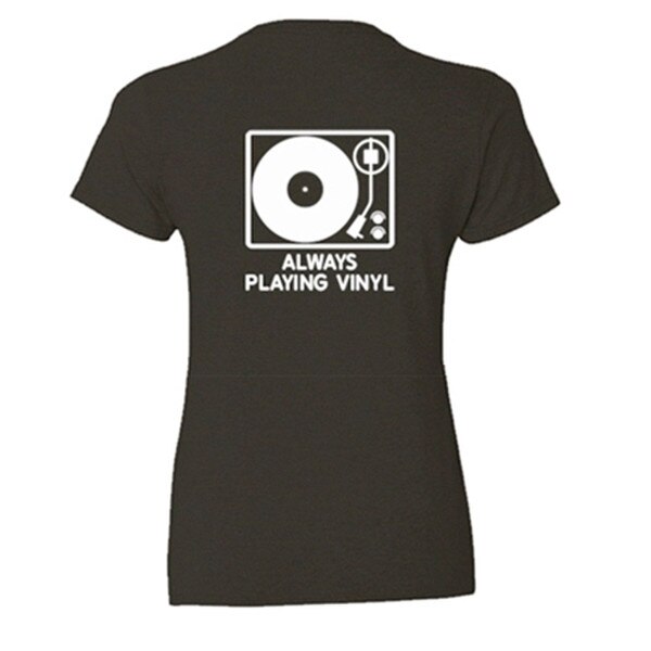 Women's Black Cotton T-Shirt - Pre-
